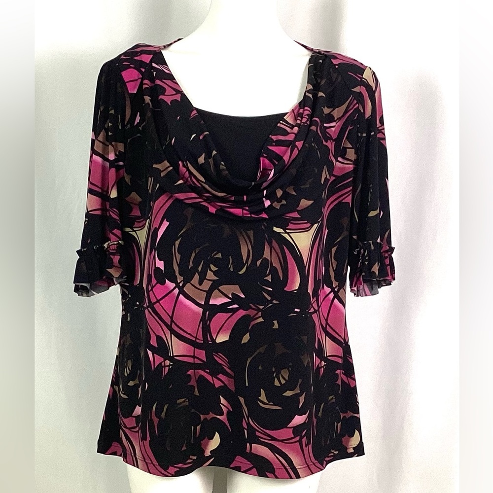 East 5th stretchy silky top-size XL